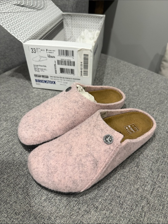 Birkenstock Other - Birkenstock Kids Zermatt Rivet Slippers Soft Pink